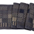Artisan Hand Loomed Cotton Table Runner - Indigo Blocks - 18"x96" - ARCADIA HOME